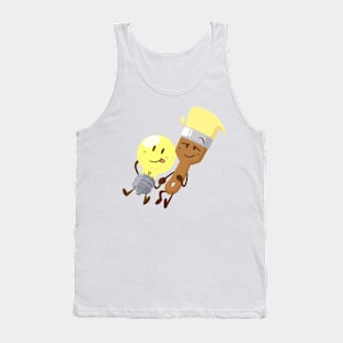 Lightbulb x Paintbrush (Inanimate Insanity) Tank Top